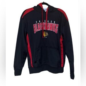 Large Chicago Blackhawks Hoodie Sweatshirt NHL Licensed Sports Fans Hockey